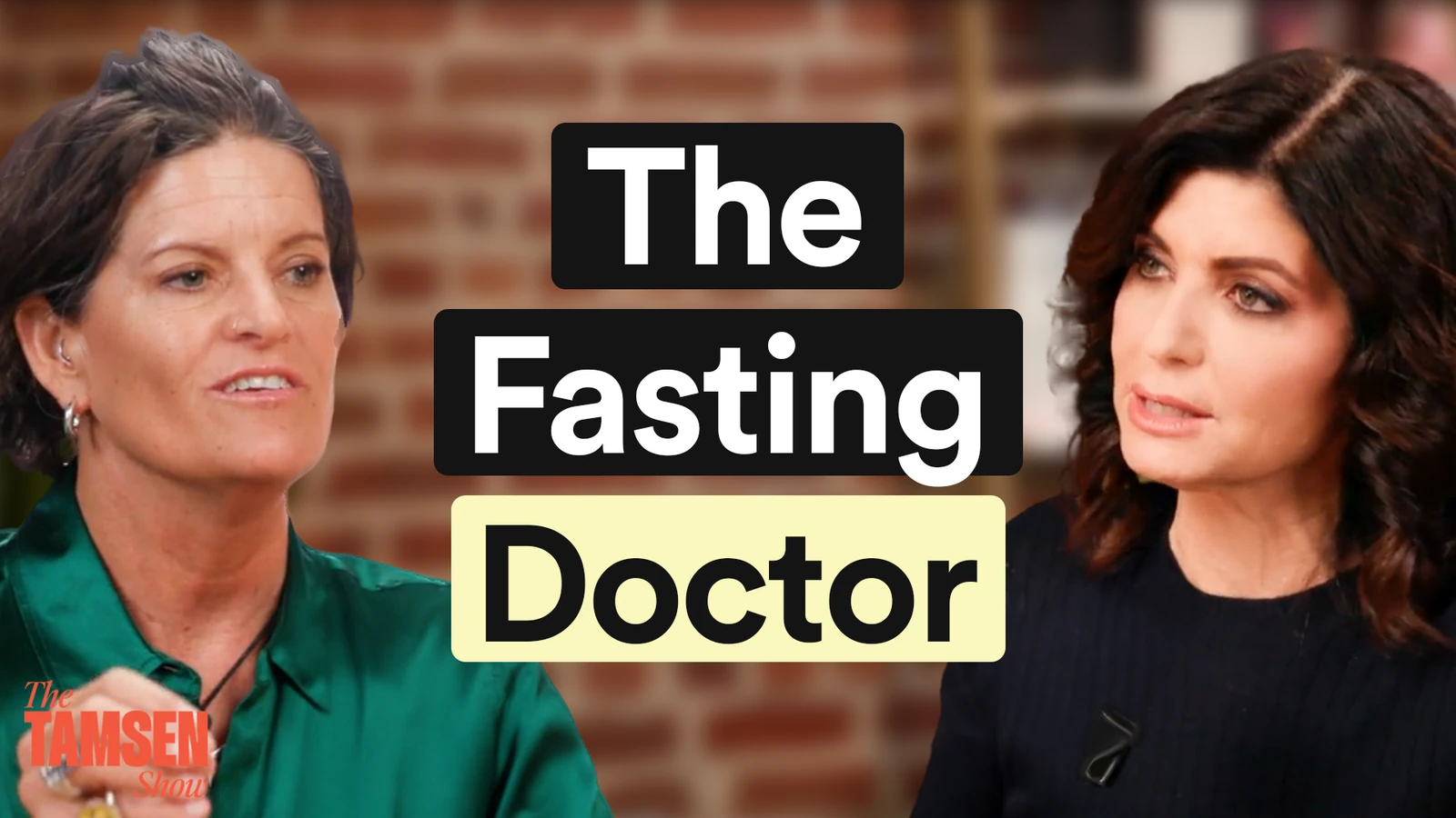 The Tamsen Show episode cover: Dr. Mindy Pelz and Tamsen Fadal, text reads 'The Fasting Doctor'