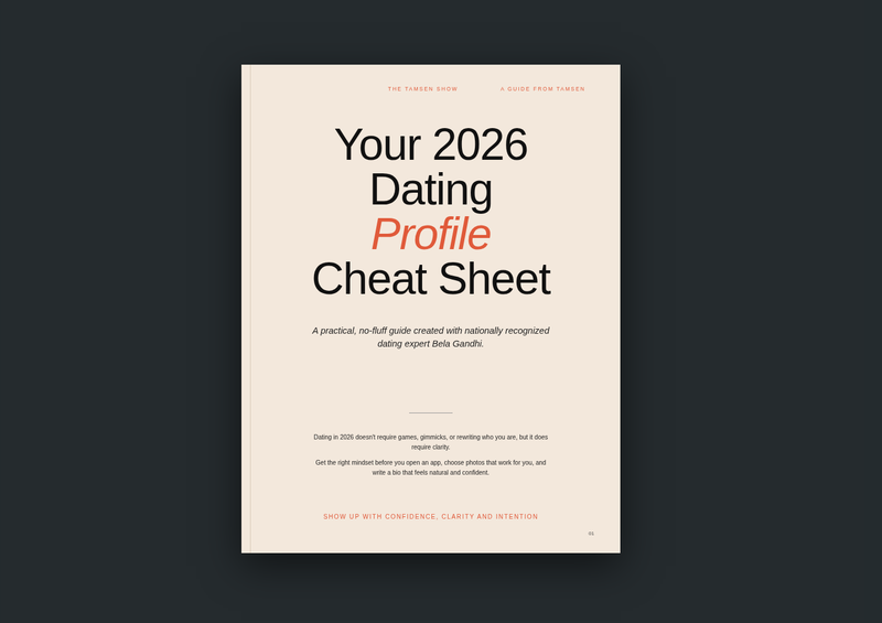 Cover of Tamsen's Dating Profile Cheat Sheet