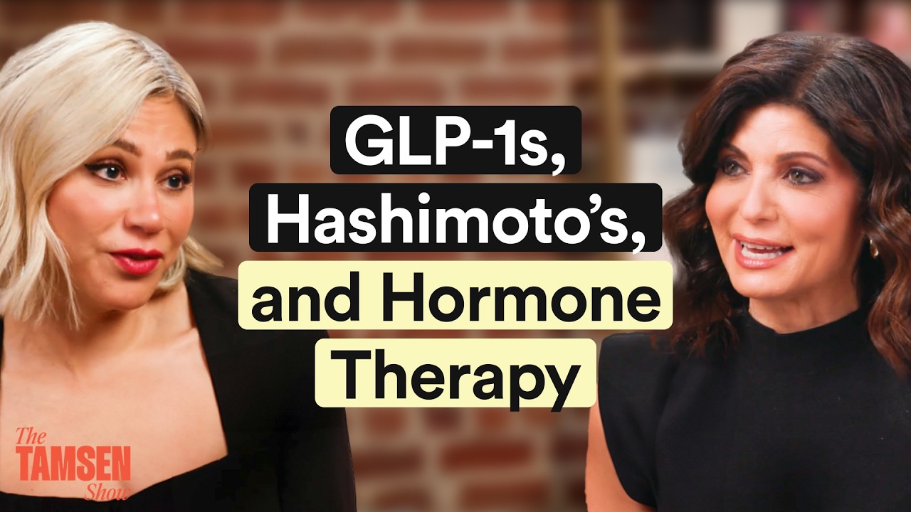 The Tamsen Show episode cover: Dr. Rocio Salas-Whalen and Tamsen Fadal, text reads 'GLP-1s, Hashimoto's, and hormone therapy'