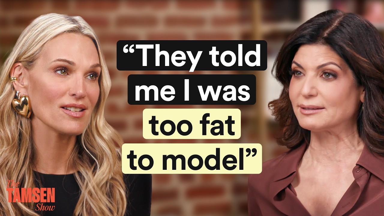 The Tamsen Show episode cover: Molly Sims and Tamsen Fadal, text reads 'They told me I was too fat to model'