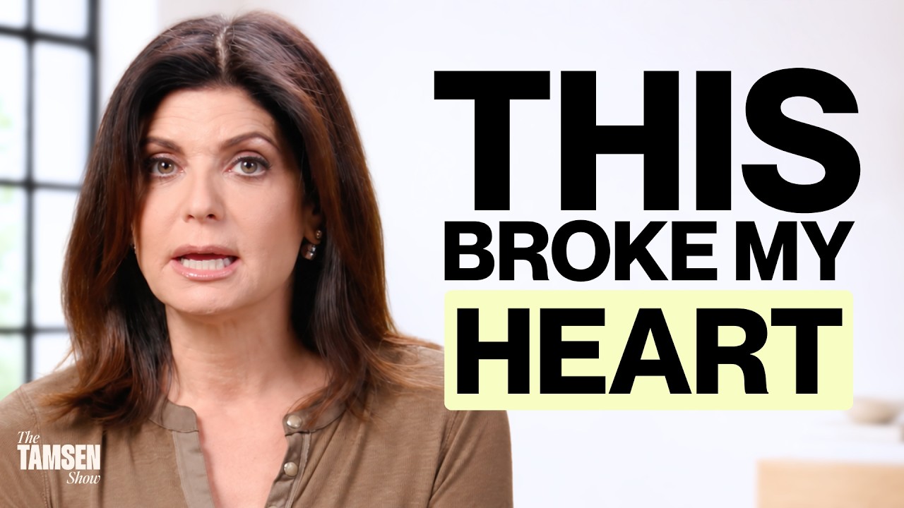 The Tamsen Show episode cover: Tamsen Fadal, text reads 'This broke my heart'