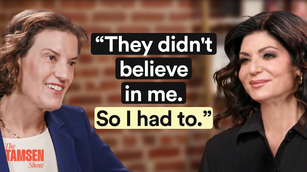 The Tamsen Show episode cover: Joanna Strober and Tamsen Fadal, text reads 'They didn't believe in me. So I had to.'
