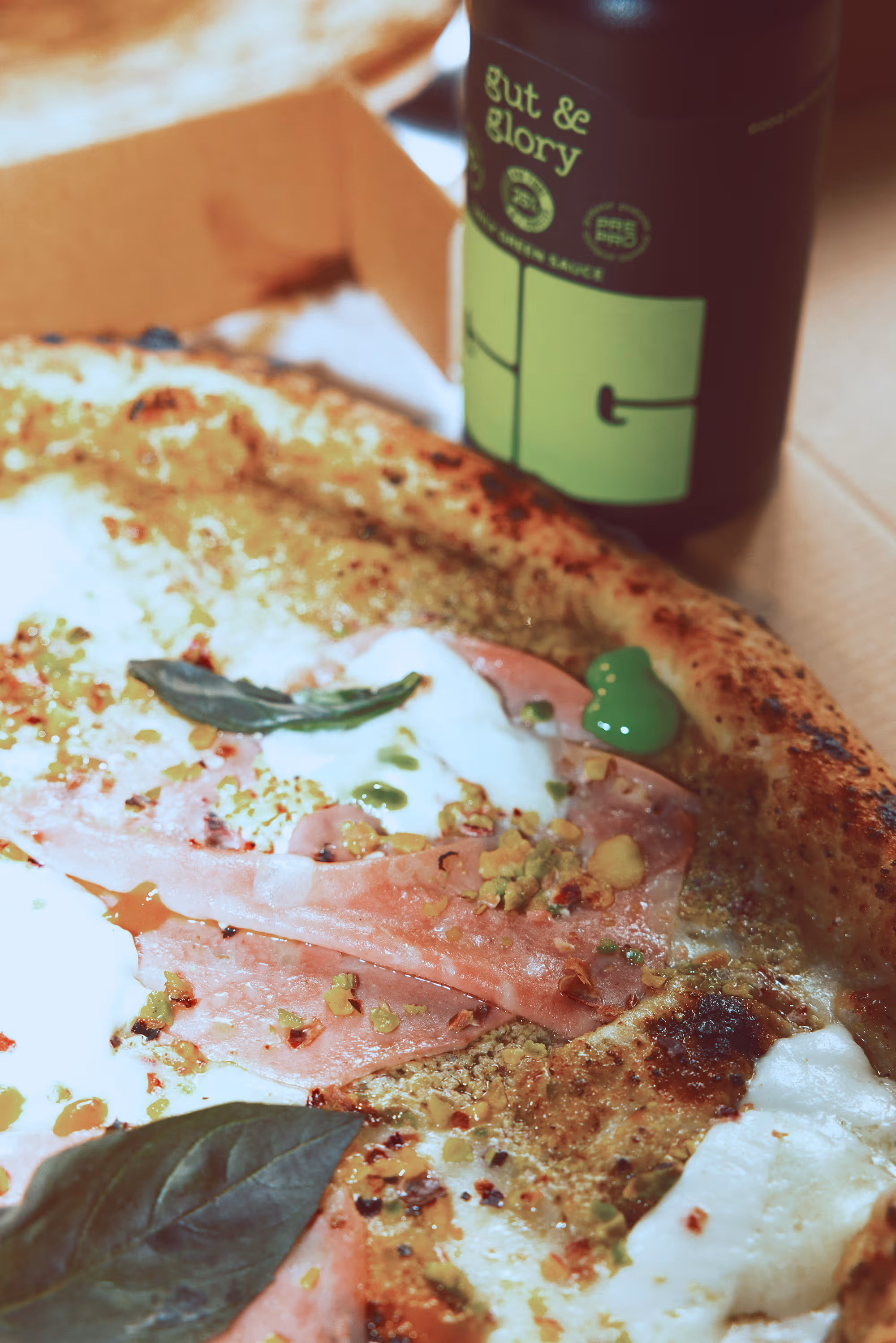 Gut & Glory Sauce with Pizza