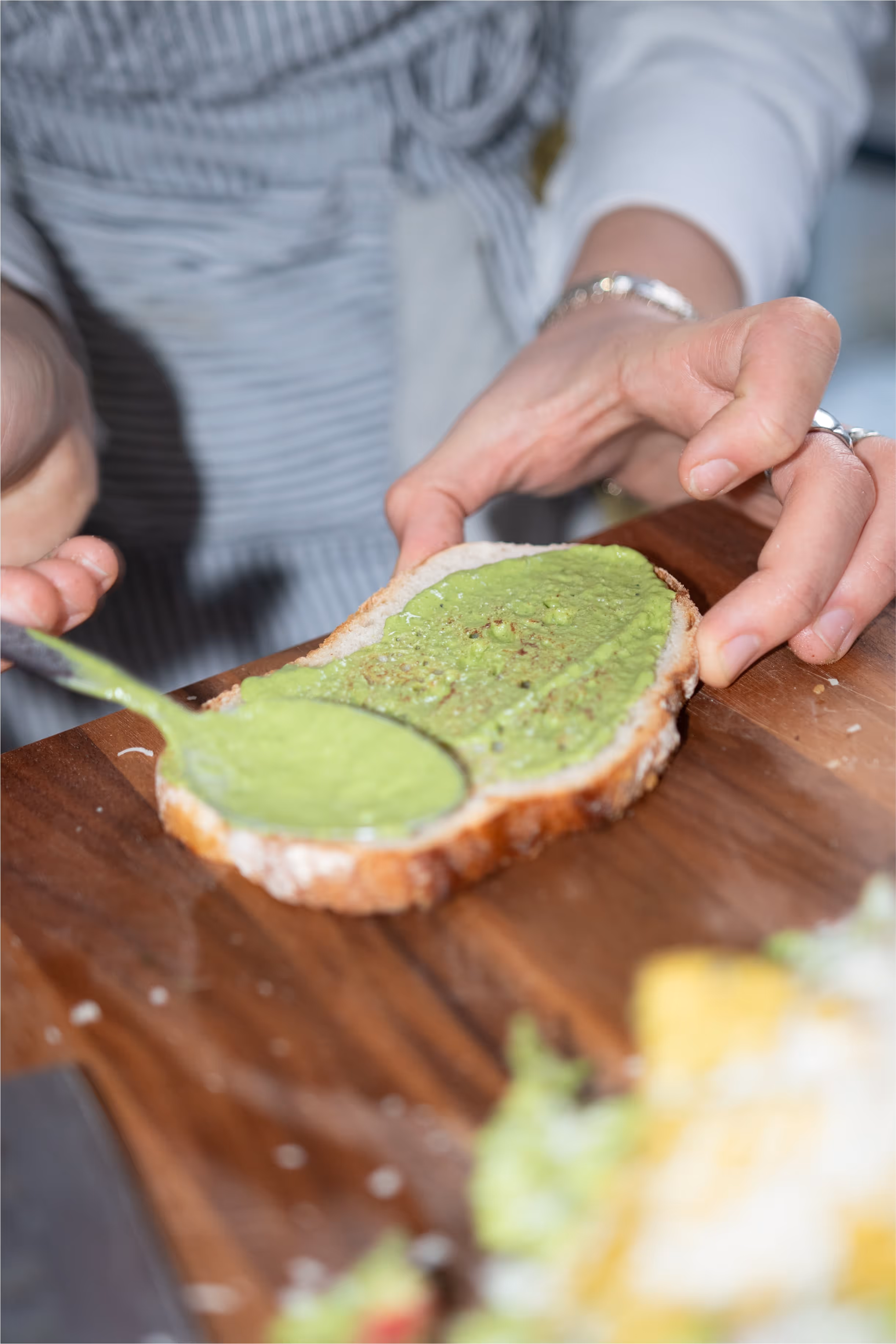 Daily Green Sauce on bread