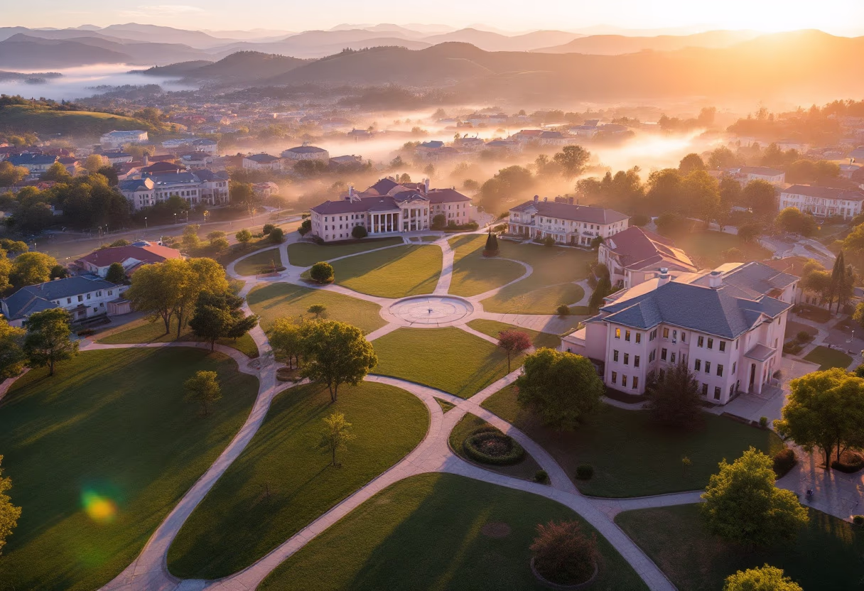 [background image] image of an academic setting (for a university)