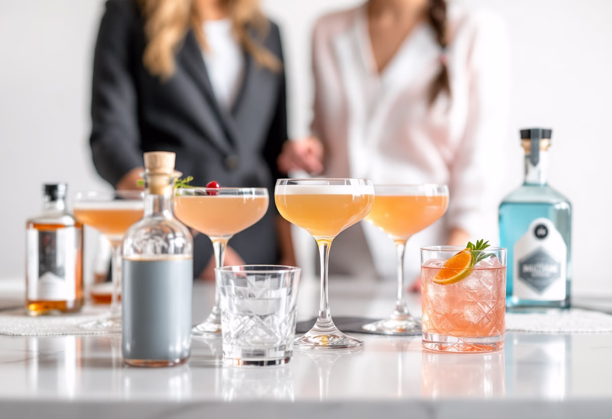 special cocktail tasting at distillery