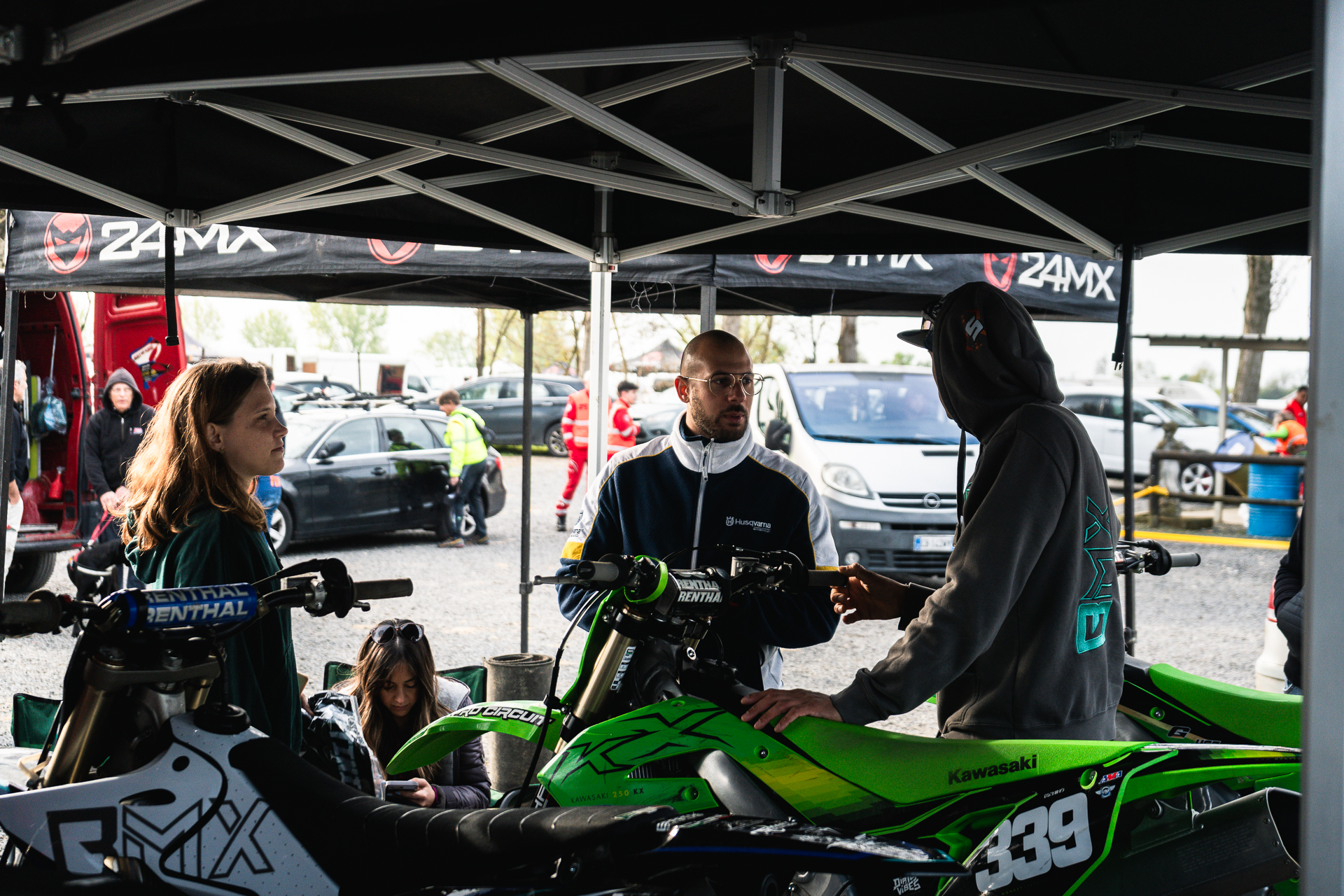 image of drumming class in session