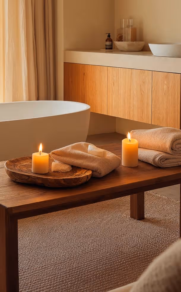 Tranquil Bathroom Accessories Gallery - RoomFlow - Webflow Template | BRIX Templates