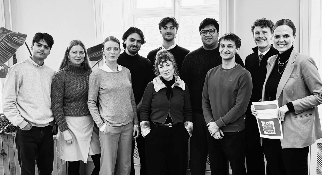 The Tech Policy Youth Committee meeting with Caroline Stage Olsen, Danish Minister for Digital Affairs.