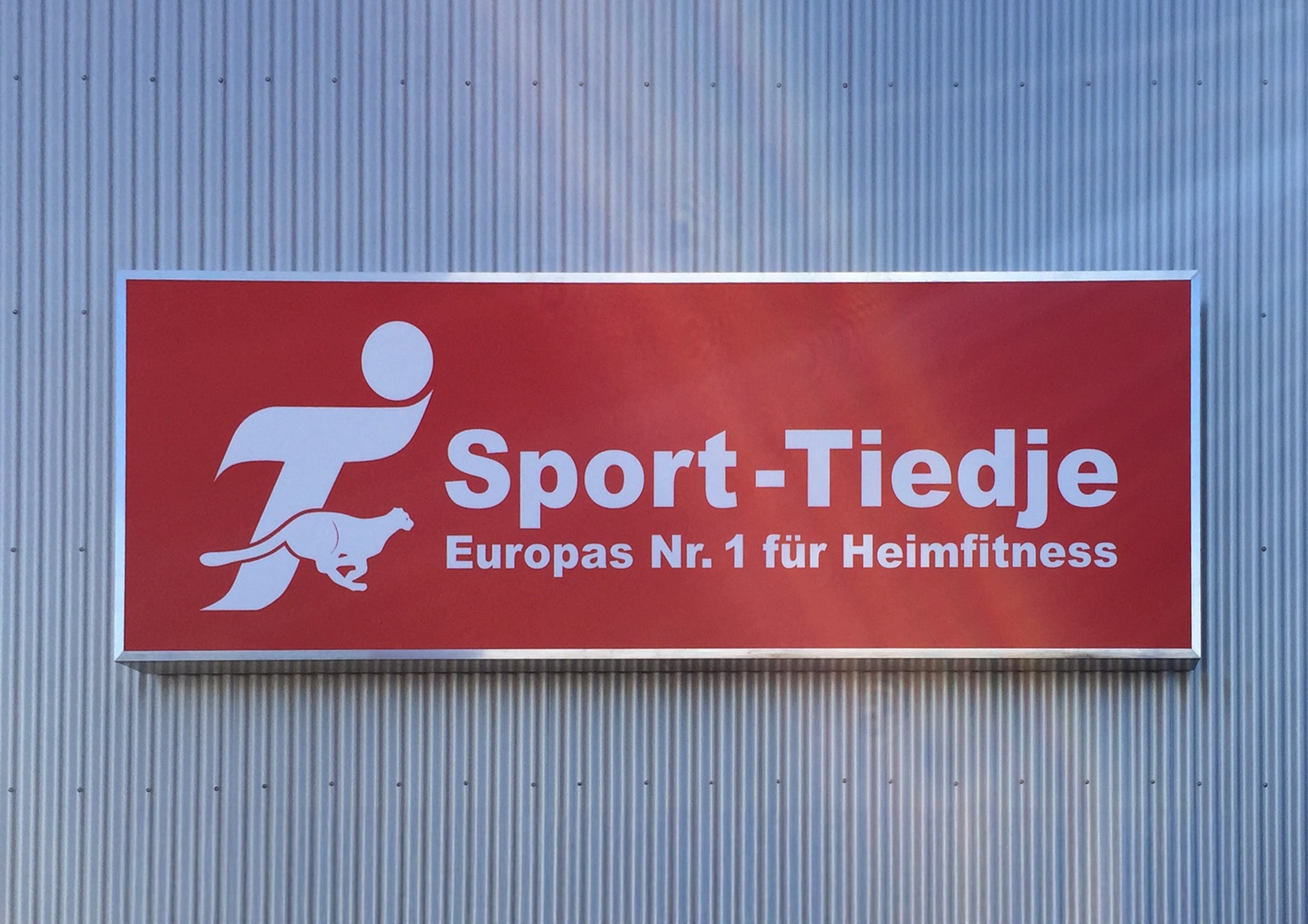 Sport Tiedje Leuchtkasten