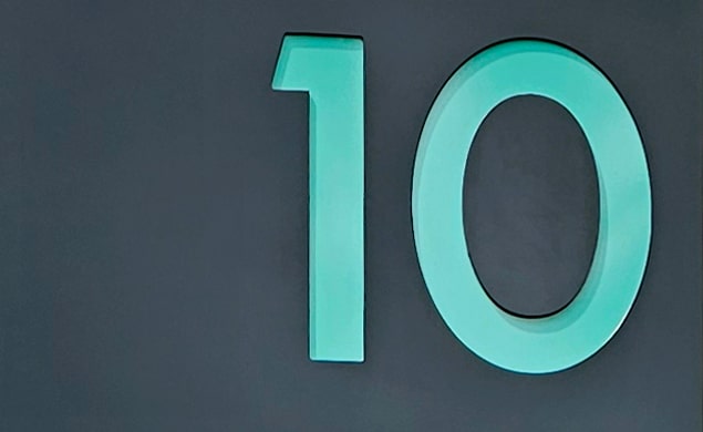 Dekupiert und hinterlegt