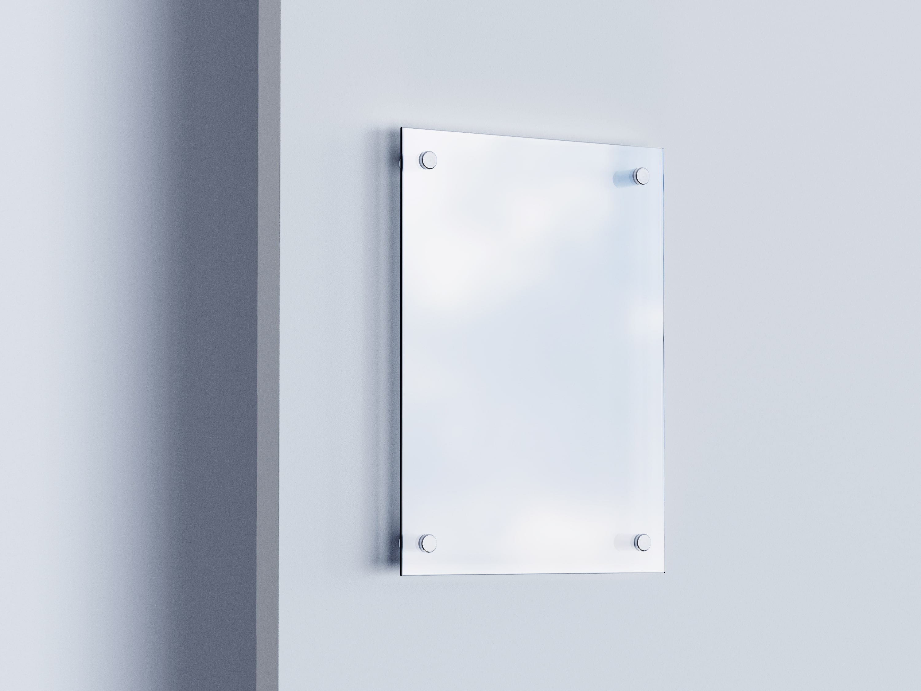 Glastafel unbedruckt