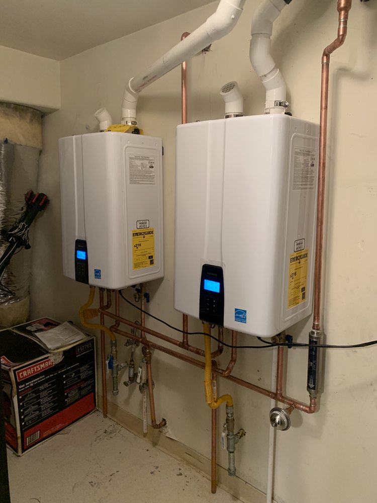 Water Heater Repair in Pasadena CA with dual tankless systems installed