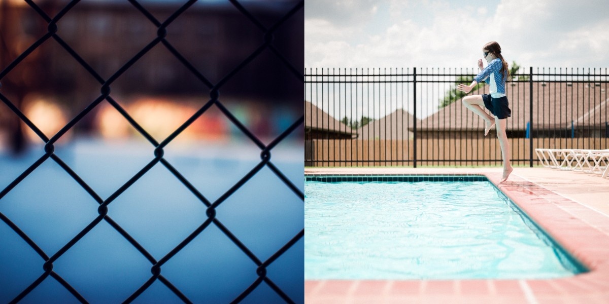 Chain link fence and aluminum fence for safety in Seattle pools