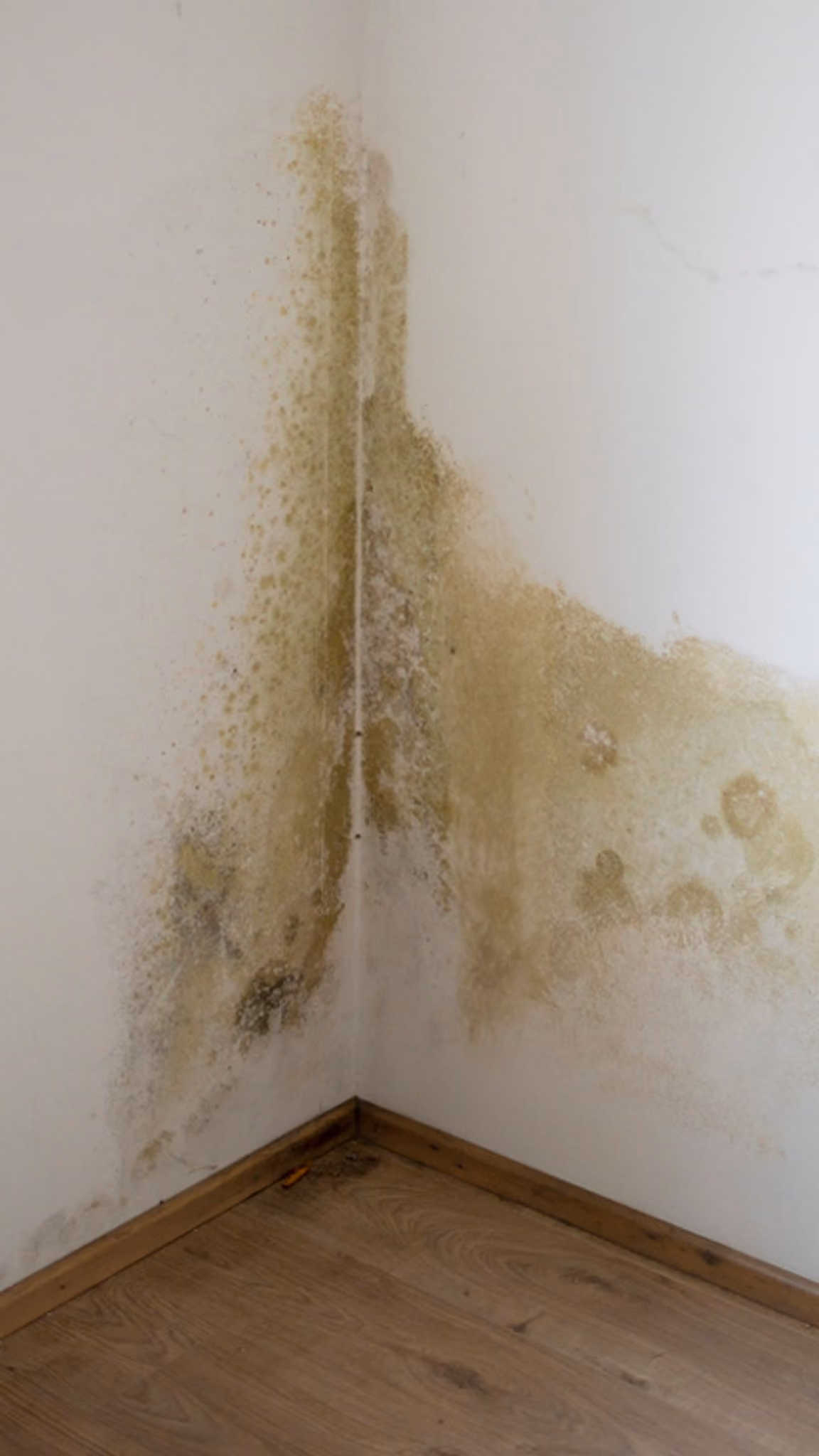 Schimmelbefall an der Wand