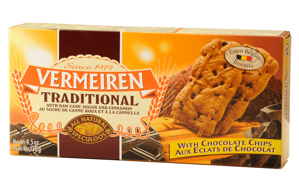 Vermeiren Traditionele Speculoos met chocoladestukjes 