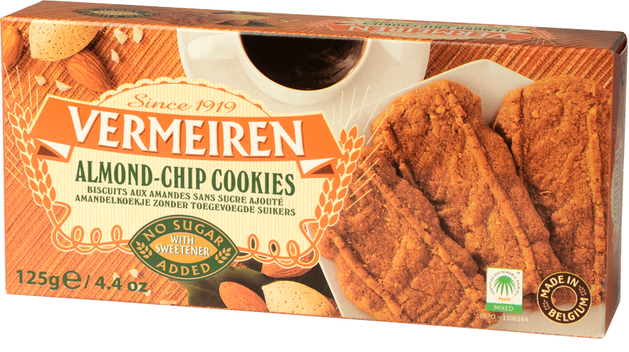 Vermeiren Traditional Speculoos with almond chips no added sugar