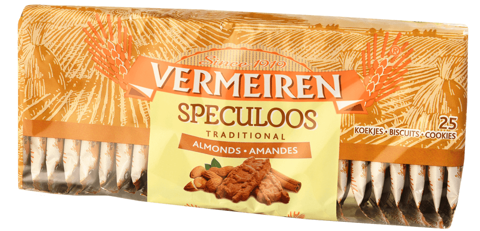 Vermeiren Traditionele Speculoos met amandelstukjes in stukverpakking
