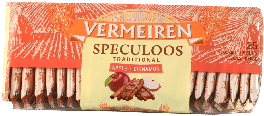 Vermeiren Traditionele Speculoos met appelstukjes in stukverpakking