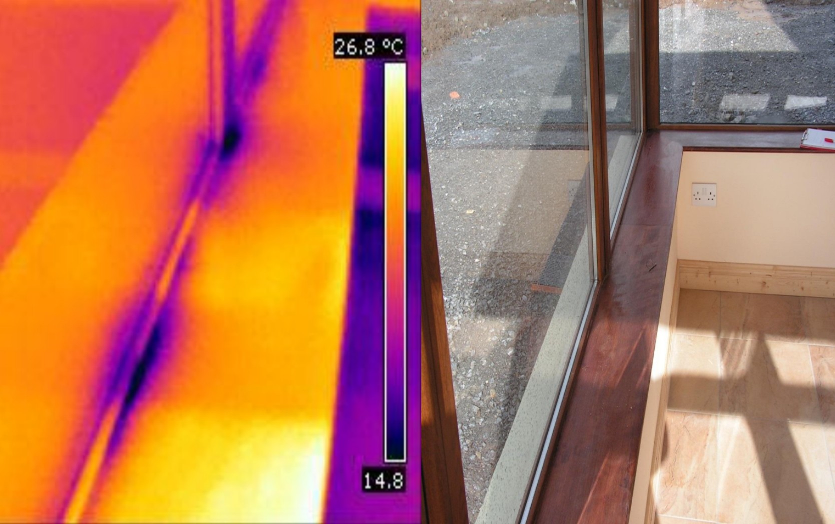 Thermal imaging of windows
