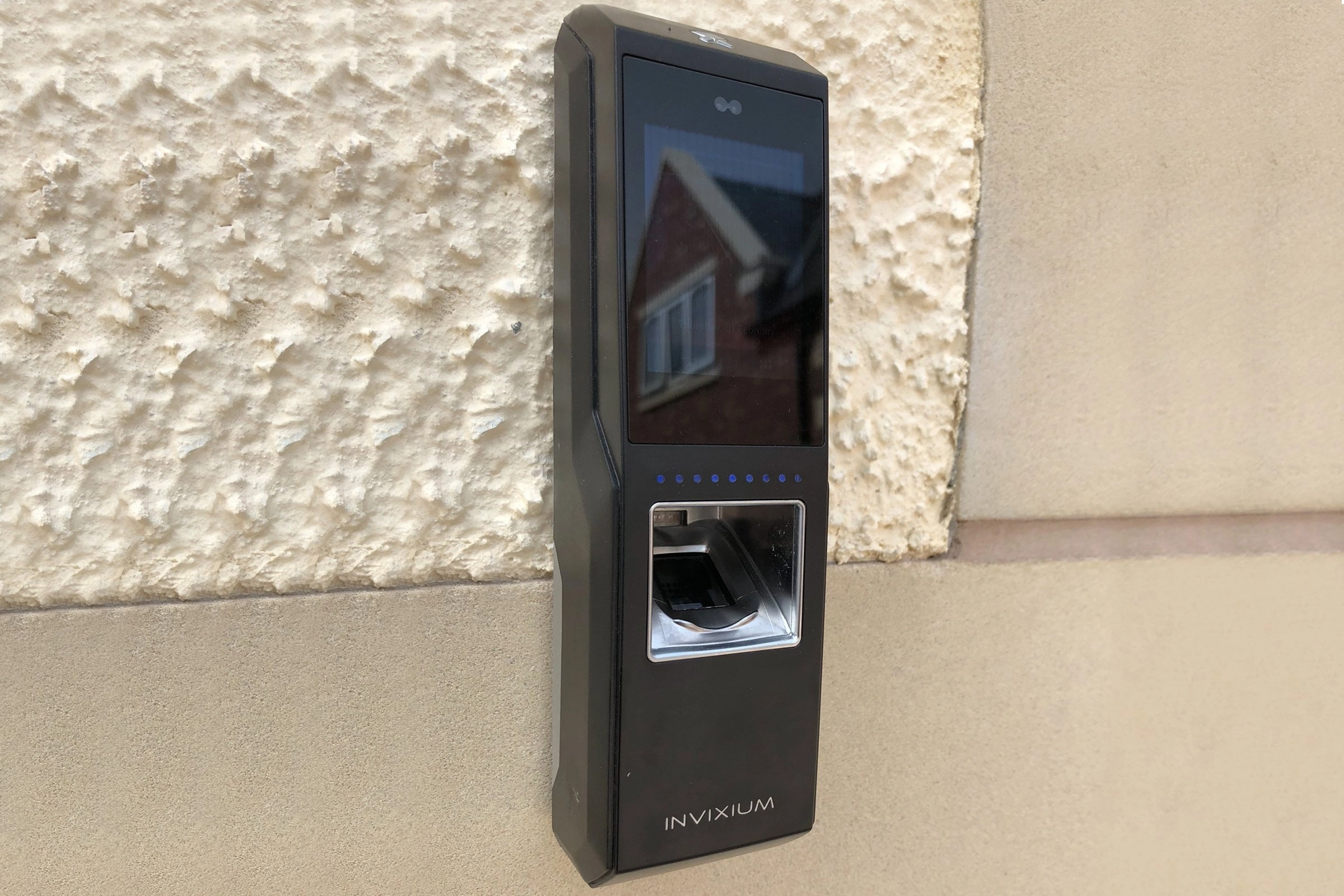 Invixium finger print door entry