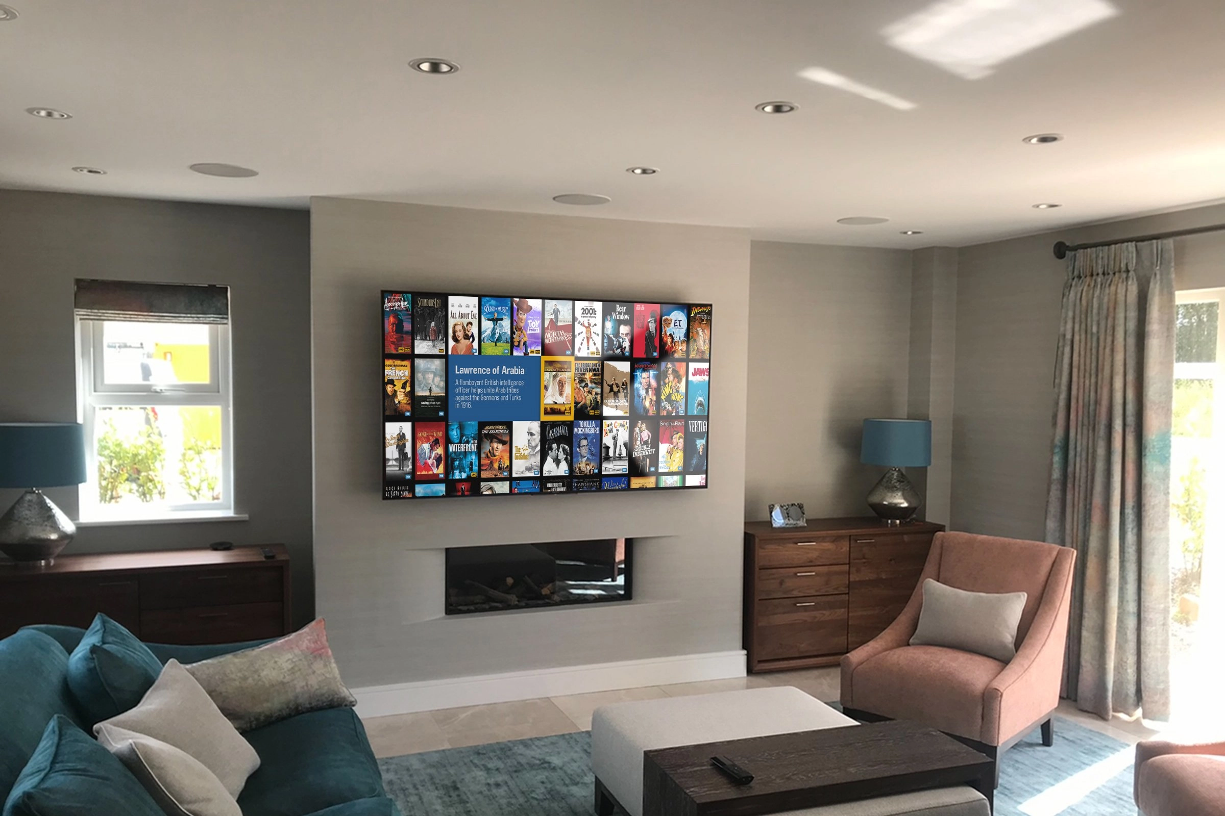 Snug with 5.1 in-ceiling surround sound