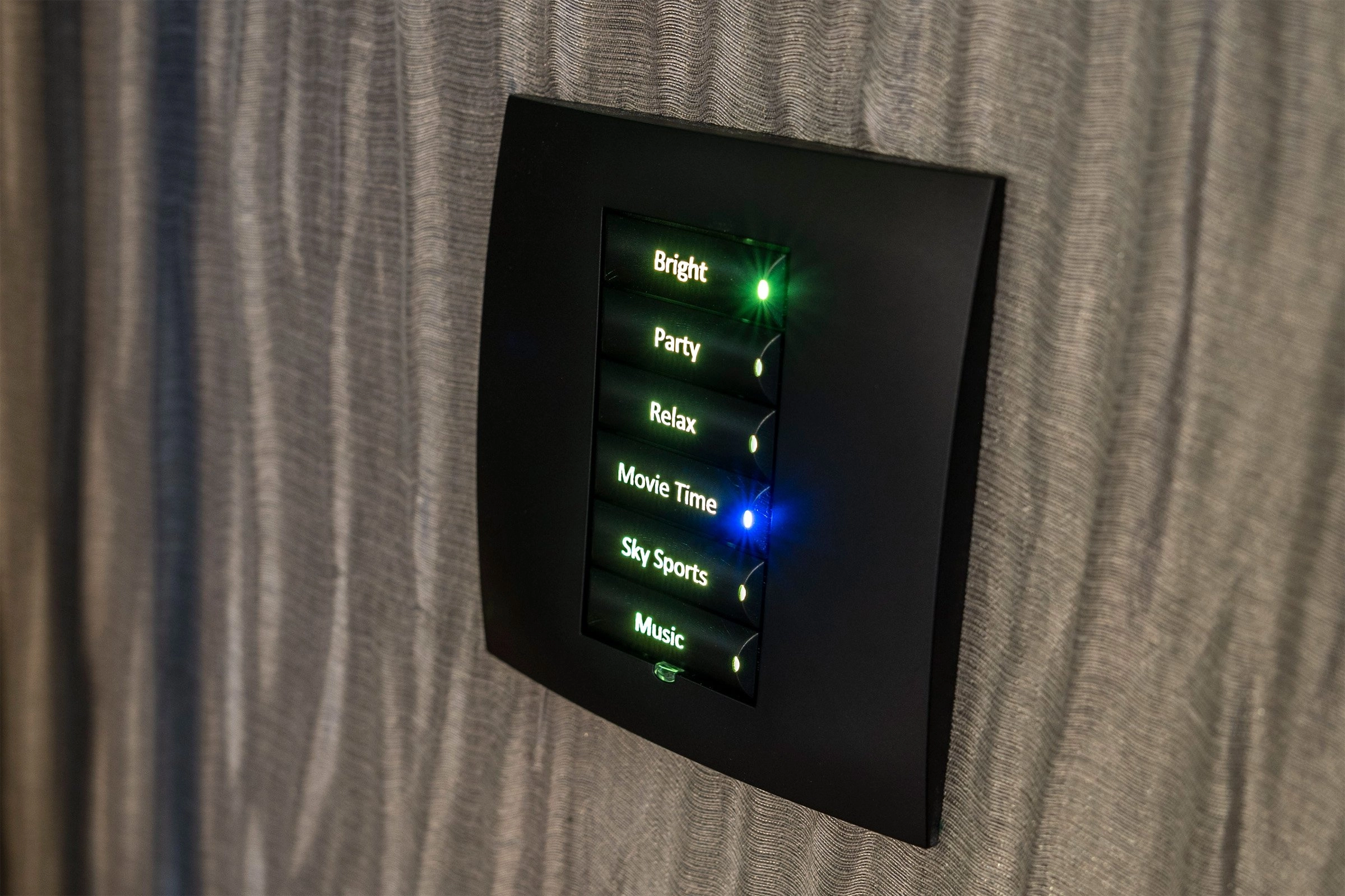 Control 4 lighting keypad