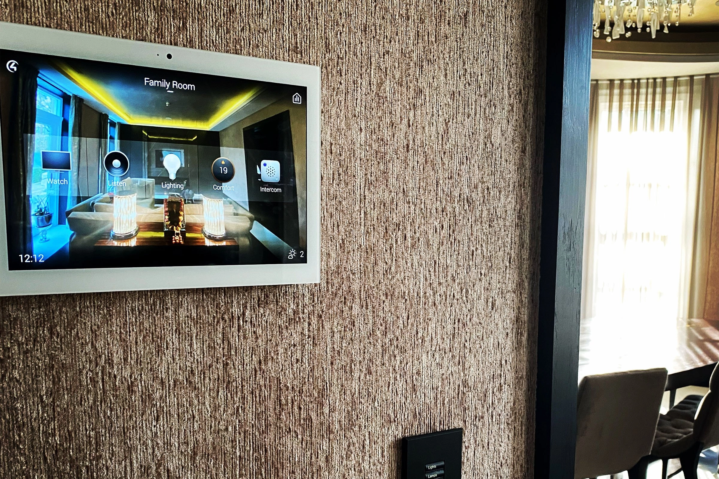 Control 4 touchscreen