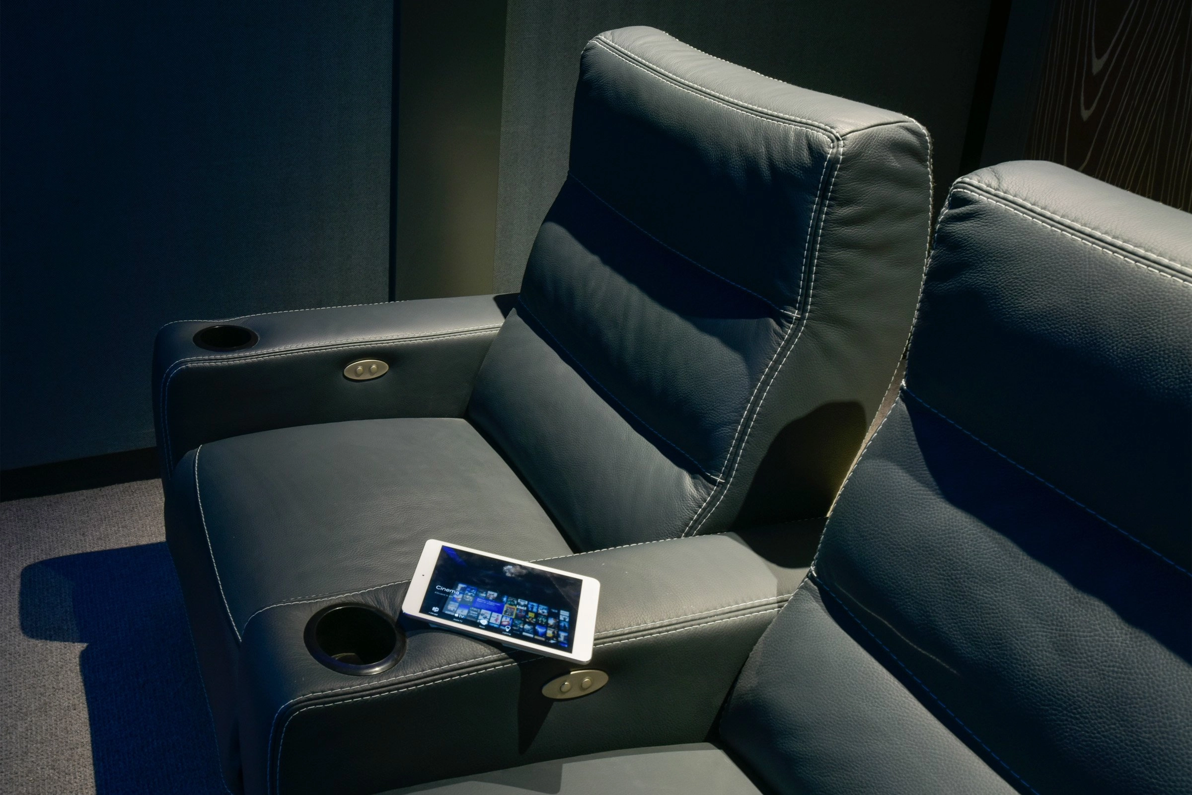 Colour matched bespoke cinema seats