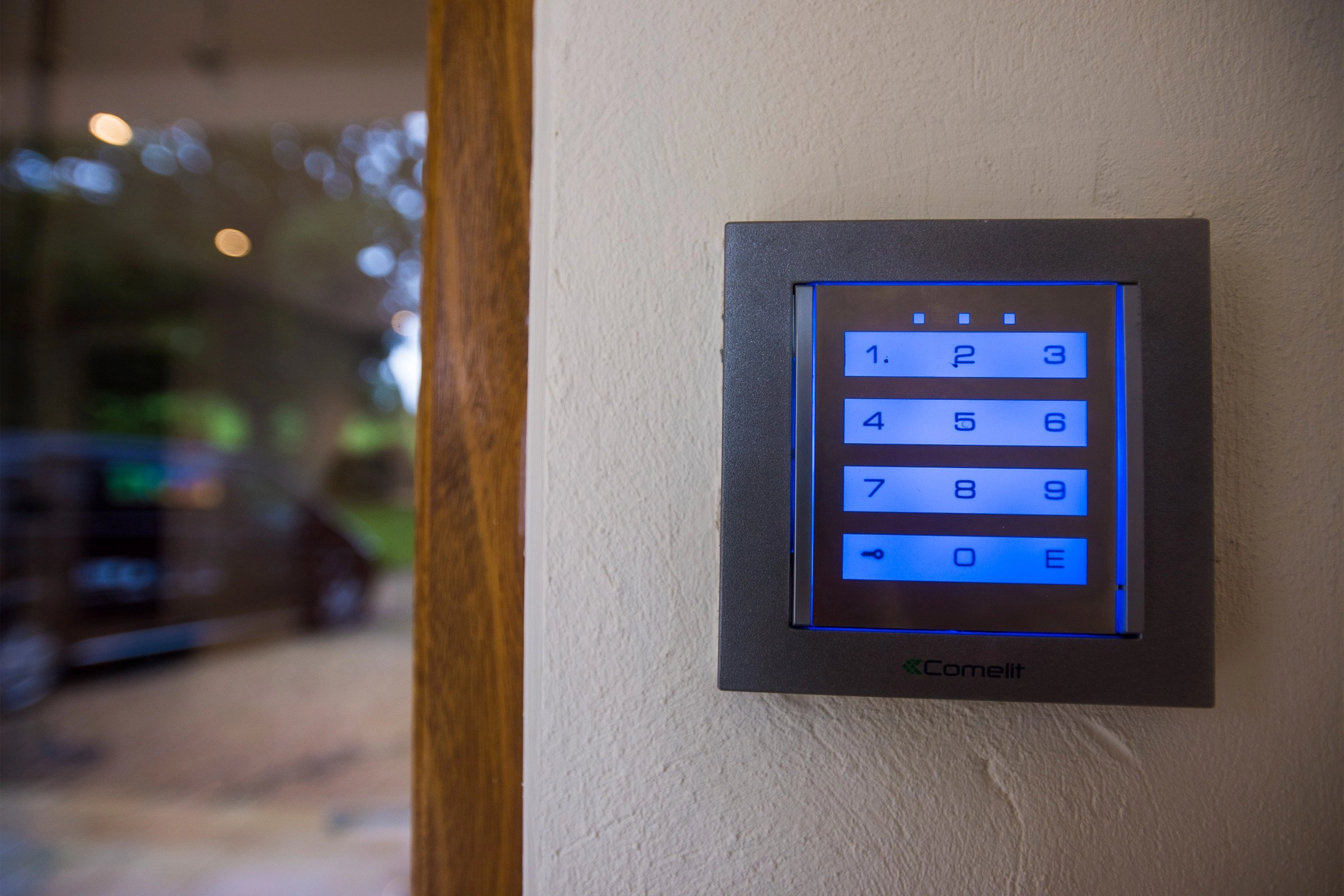 Bespoke door with keypad entry