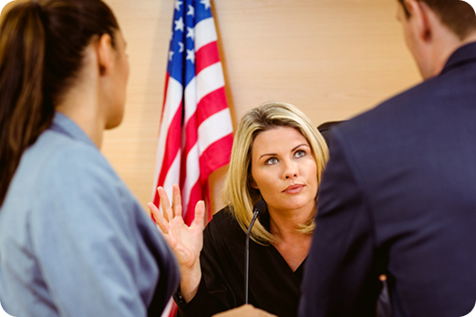 judge in the corthouse