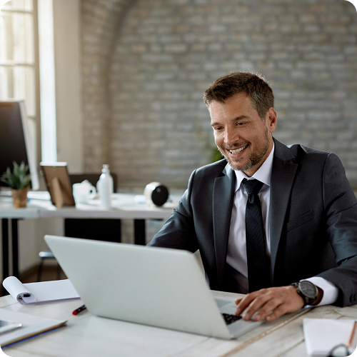lawyer by the laptop