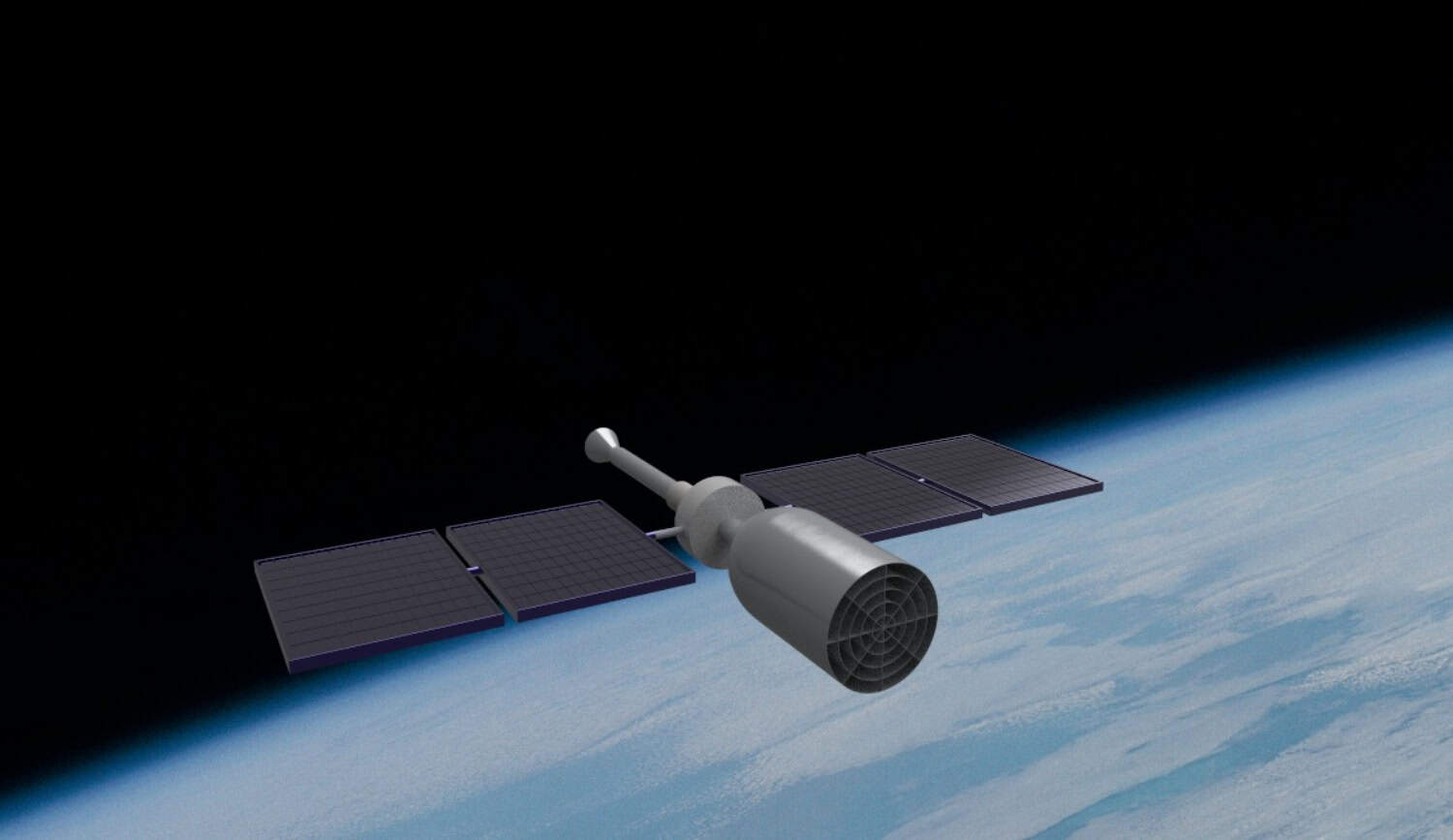 A new satellite system sucks in air to provide unlimited propulsion