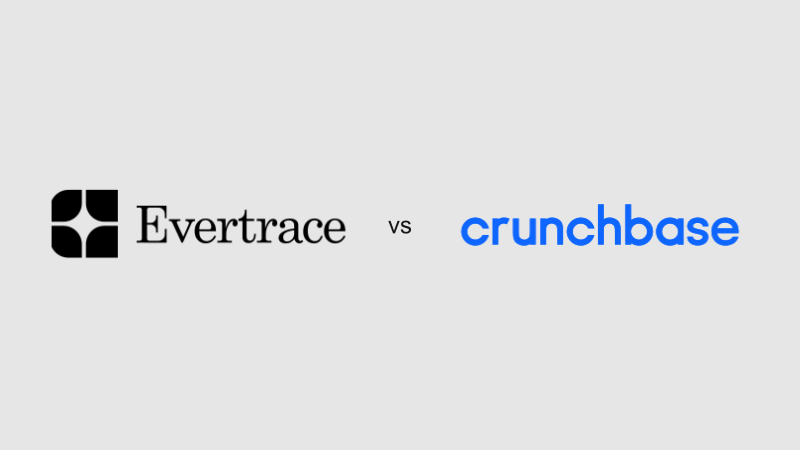 Evertrace vs Crunchbase comparison