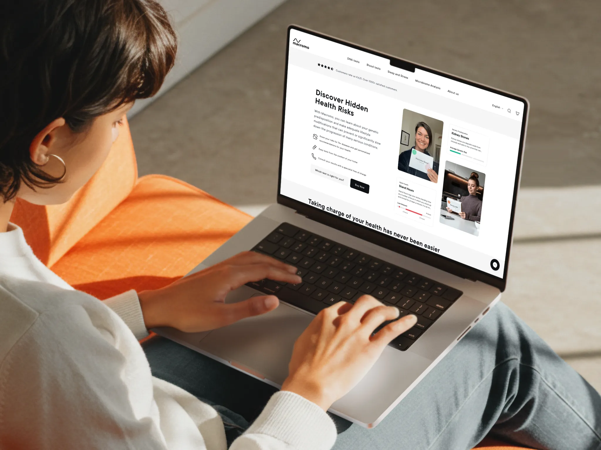 Design webu Macromo – Browsers To Buyers reference