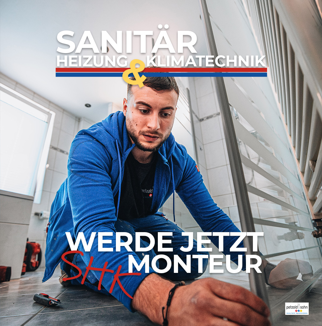 Social Media Kampagne einer Werbeagentur Bochum für Sanitär-Monteur-Rekrutierung