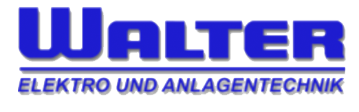 Walter Elektro und Anlagentechnik Logo des Kunden der Werbeagentur