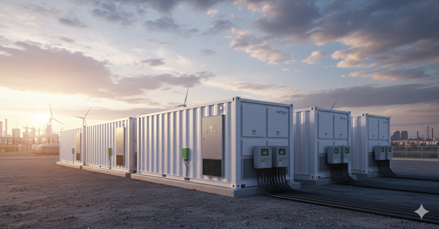 image of renewable energy sources integrated in an urban setting