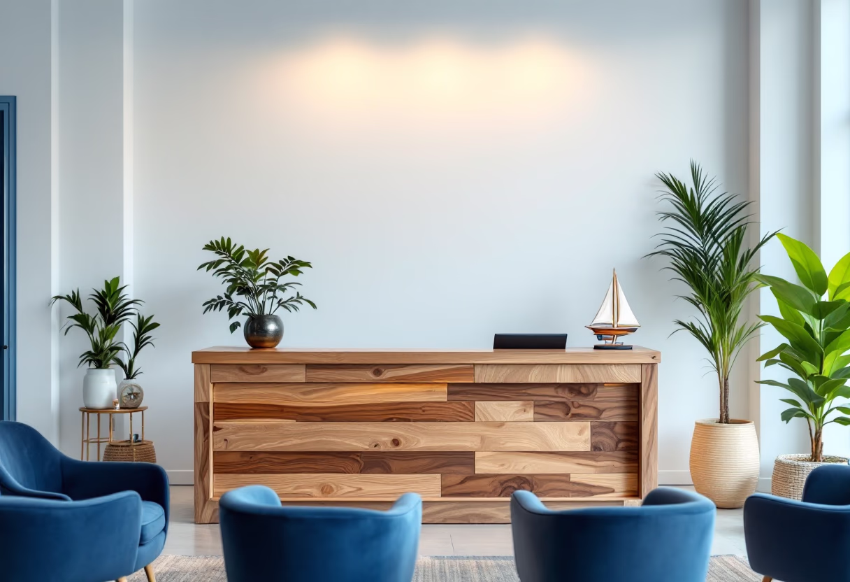 image of office reception area (for a maritime service)