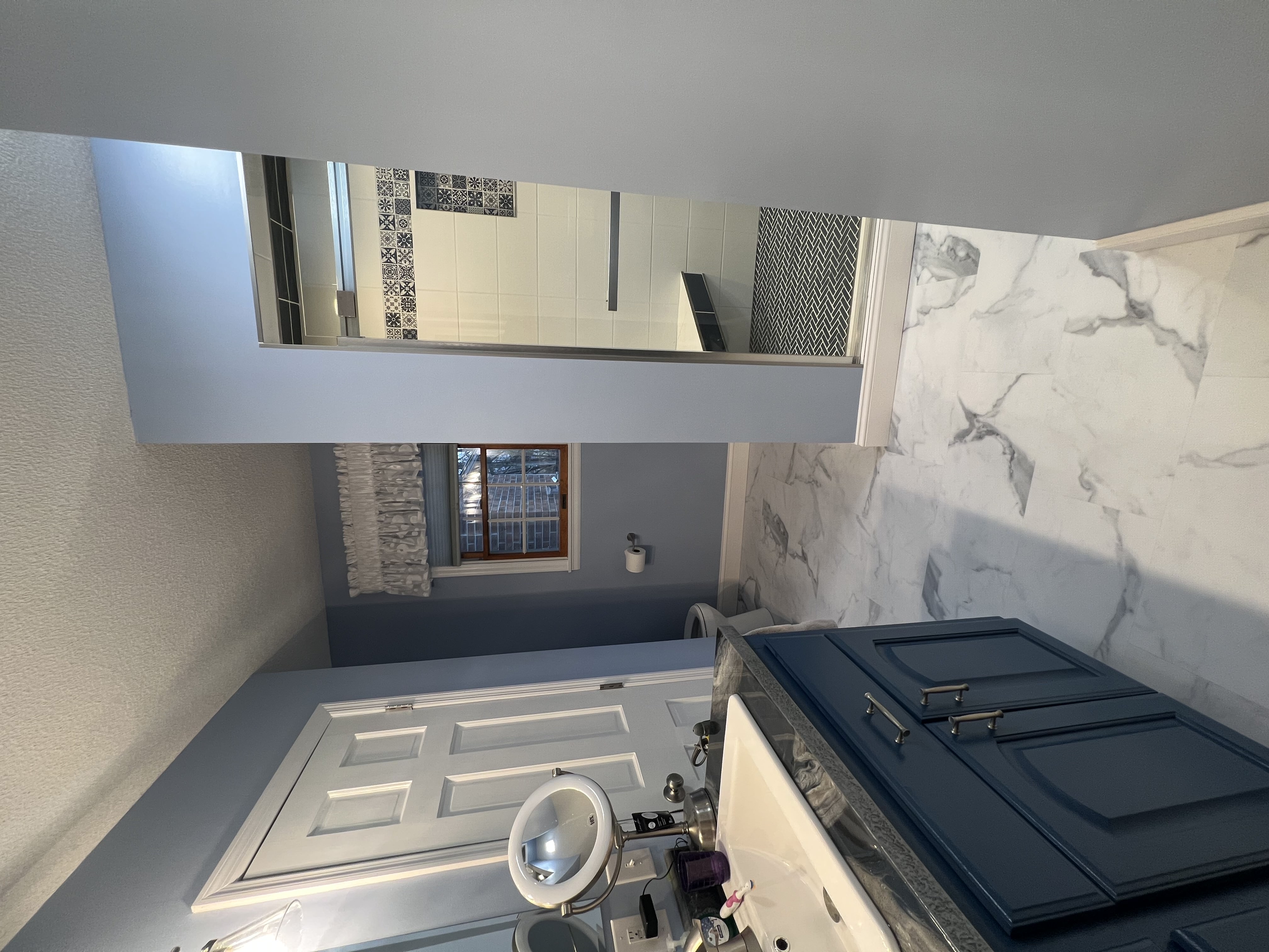 image of completed bathroom renovation for a plumbing service