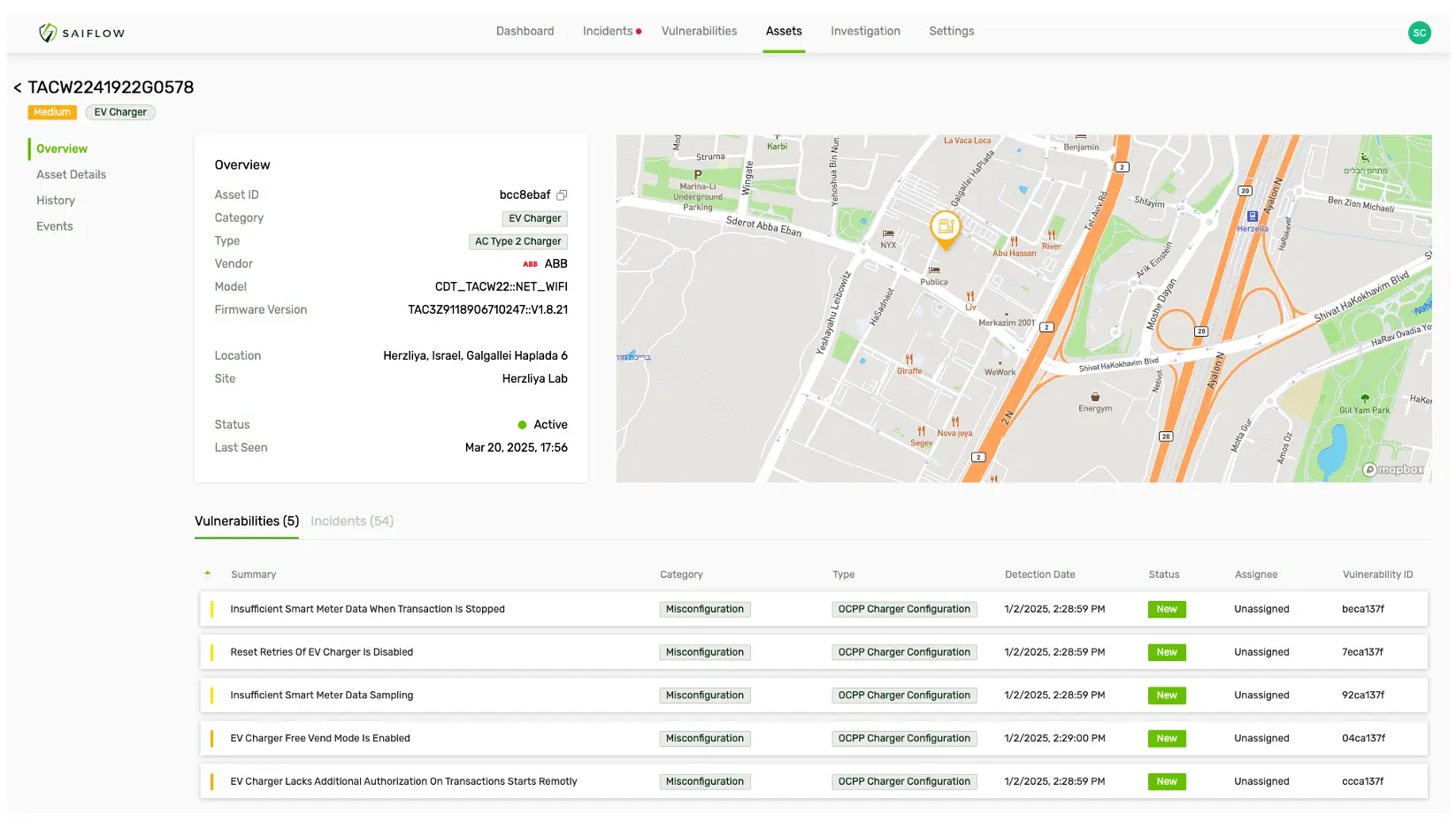 SaiFlow’s Real-time Alerts on Assets Vulnerabilities and Misconfigurations