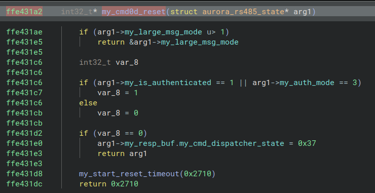 The shared authentication gate gating impactful Aurora commands