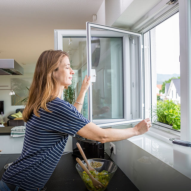 Drehrahmen für Fenster
