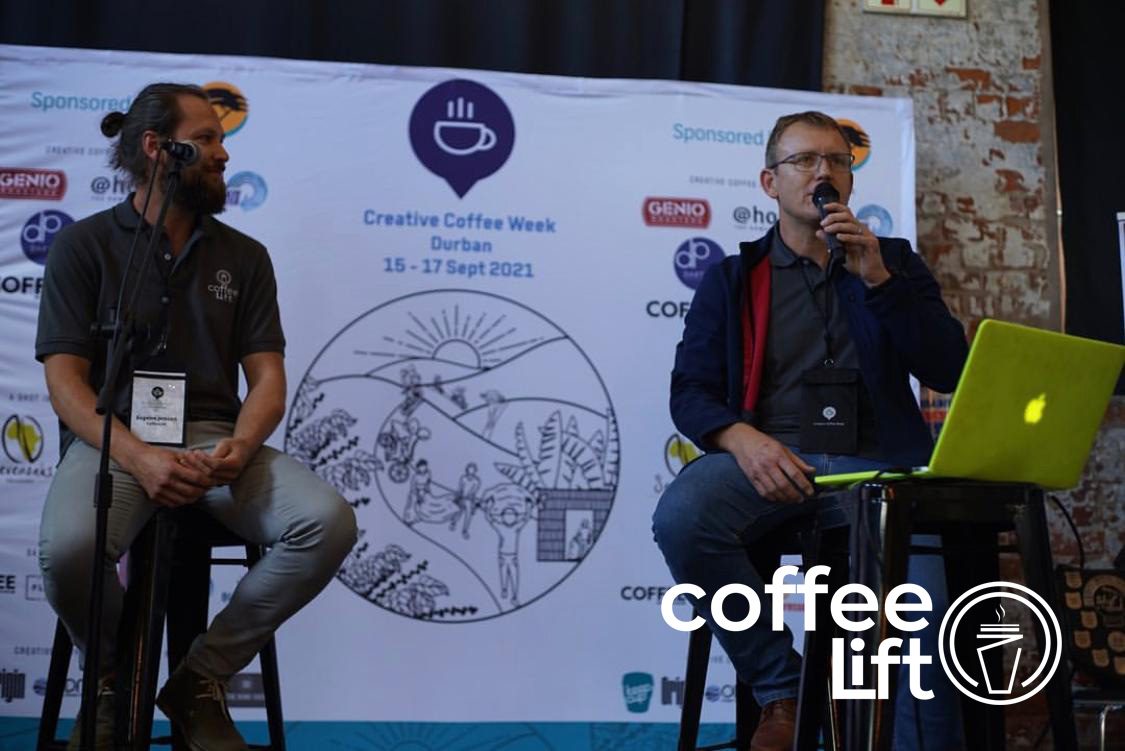 Eugene and Johann at Creative Coffee Week 2021