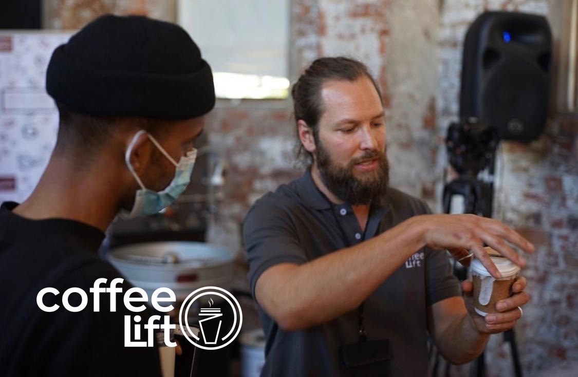 Eugene demonstrating the Beverage Seal