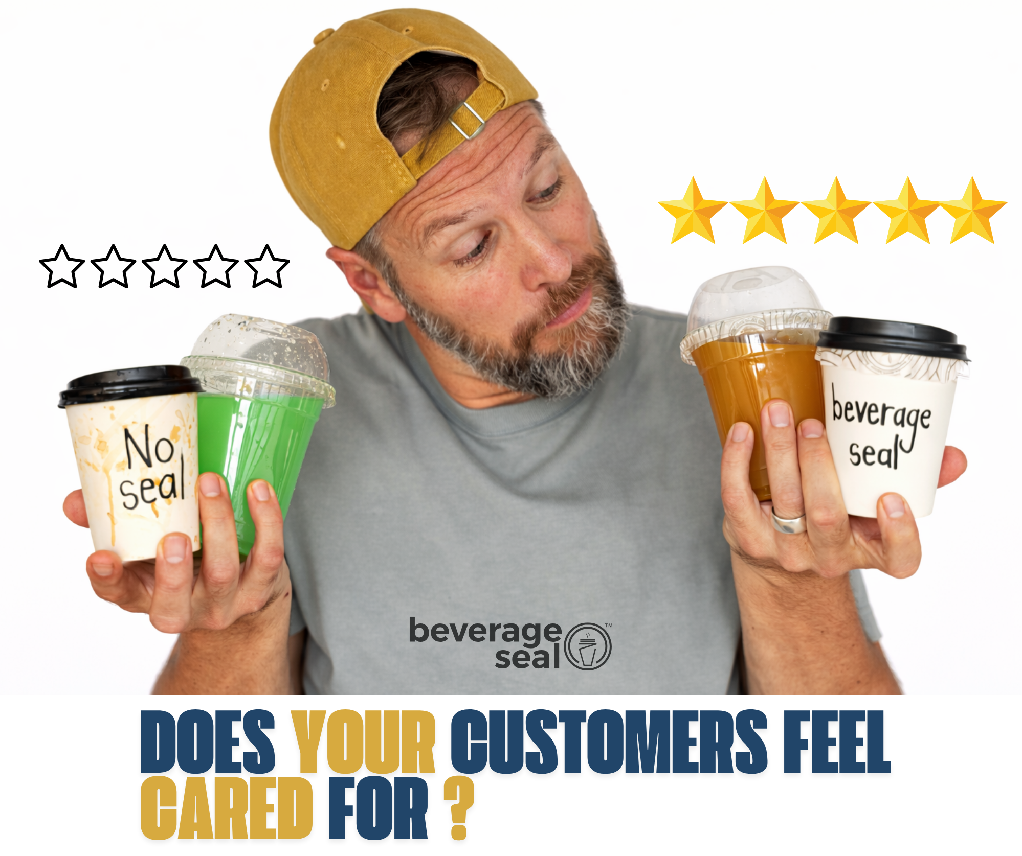 Cup Carriers vs Drink Seals