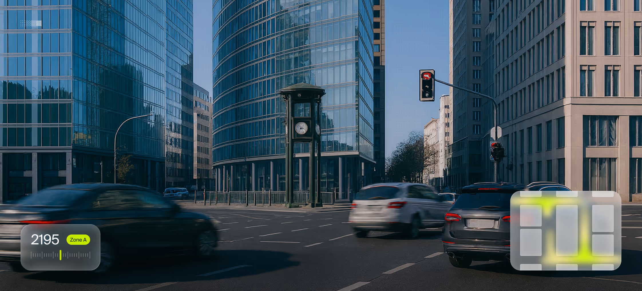 Cars in the street