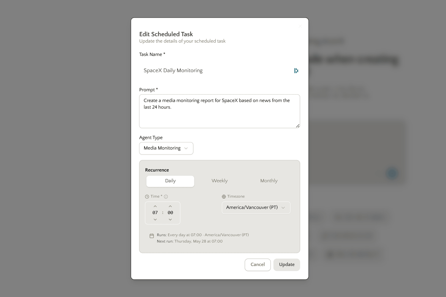 Sequencr AI Stratum Product Screen Image