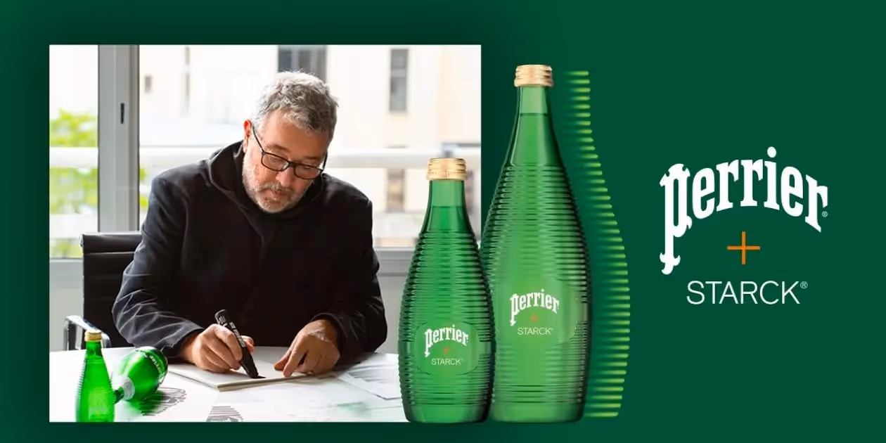 A sparkling collaboration: Perrier and Starck
