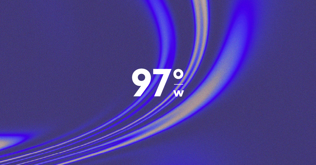 97 Degrees West logo